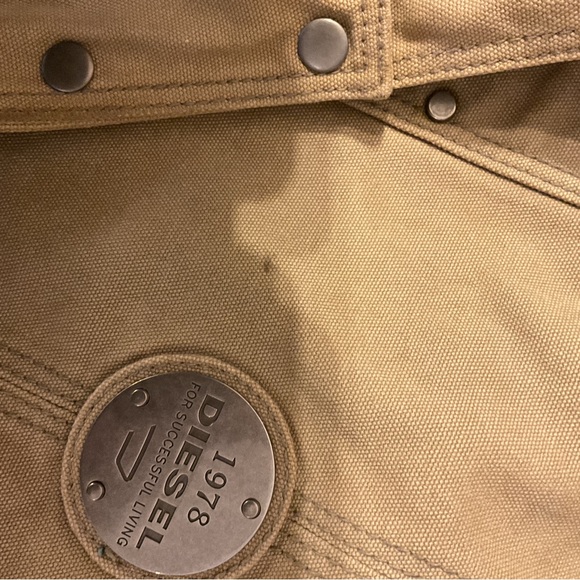 Vintage Diesel cotton canvas messenger bag - Picture 8 of 10